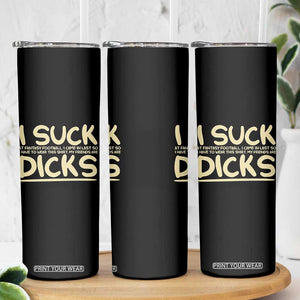 I Suck At Fantasy Football Skinny Tumbler Funny My Friends Are Draft Party Commish FFL TS10 Print Your Wear