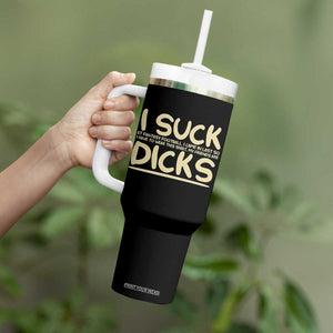 I Suck At Fantasy Football Tumbler With Handle Funny My Friends Are Draft Party Commish FFL TS10 Print Your Wear