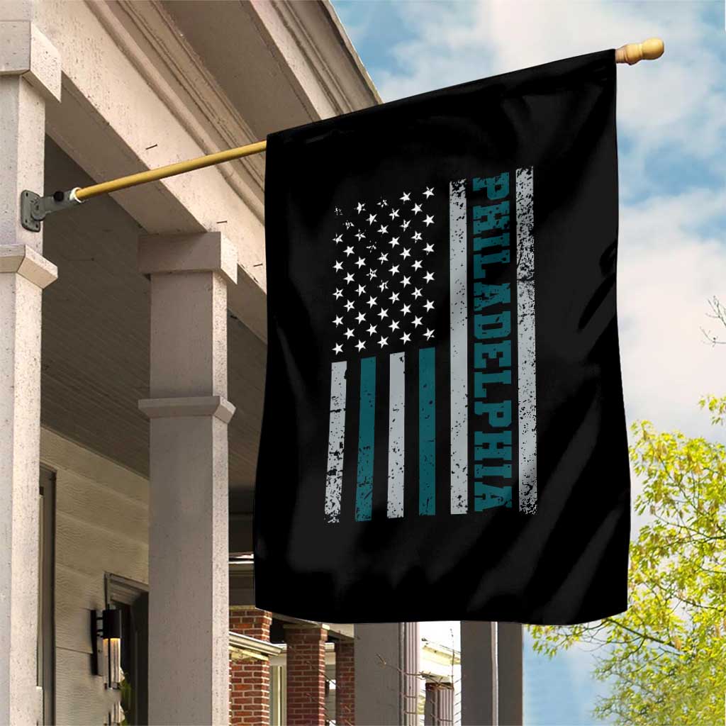 PFE Game Day Garden Flag Retro American Flag Philly Lover TS10 Print Your Wear