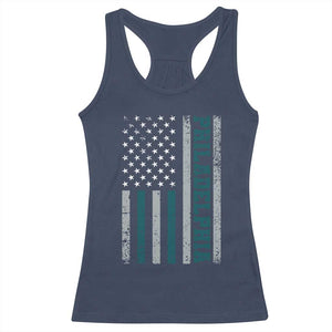 Philadelphia Racerback Tank Top Retro American Flag Philly Fan TS10 Navy Print Your Wear