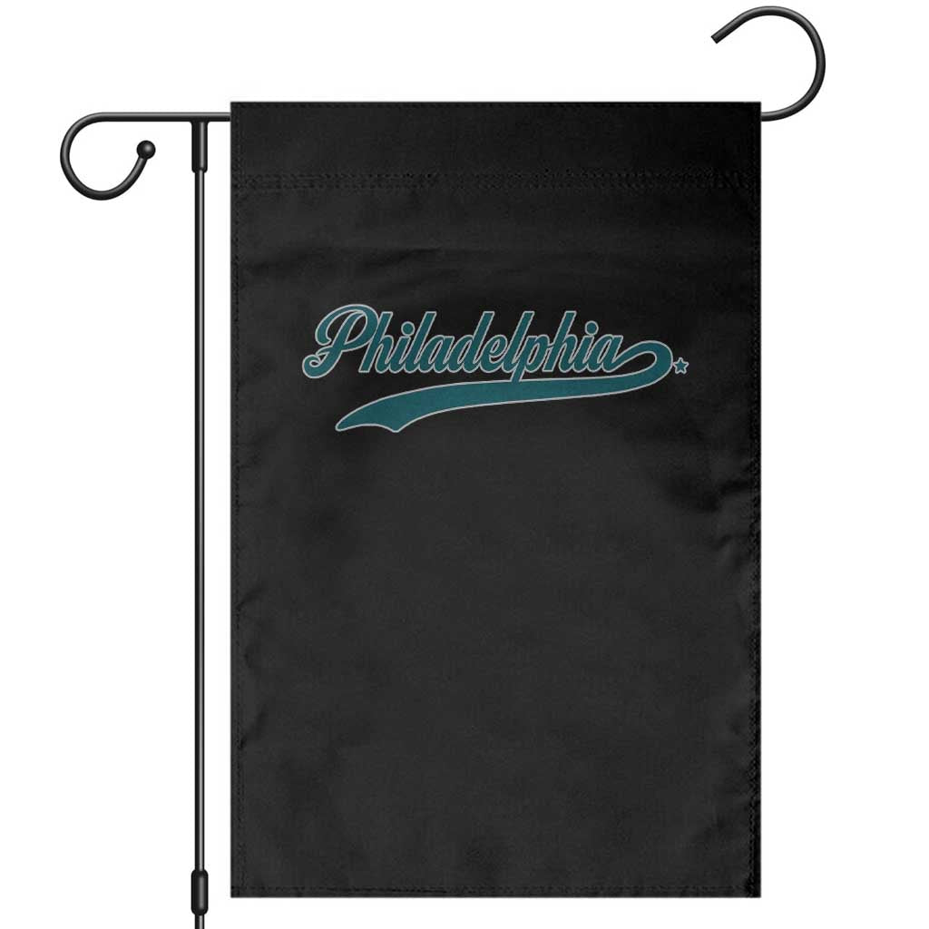PFE Game Day Garden Flag Vintage Sports Name TS10 Black Print Your Wear