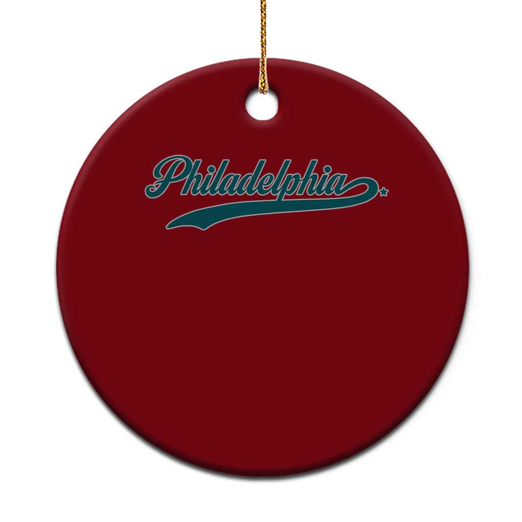 PFE Game Day Ceramic Ornament Vintage Sports Name TS10 1pc Red Print Your Wear