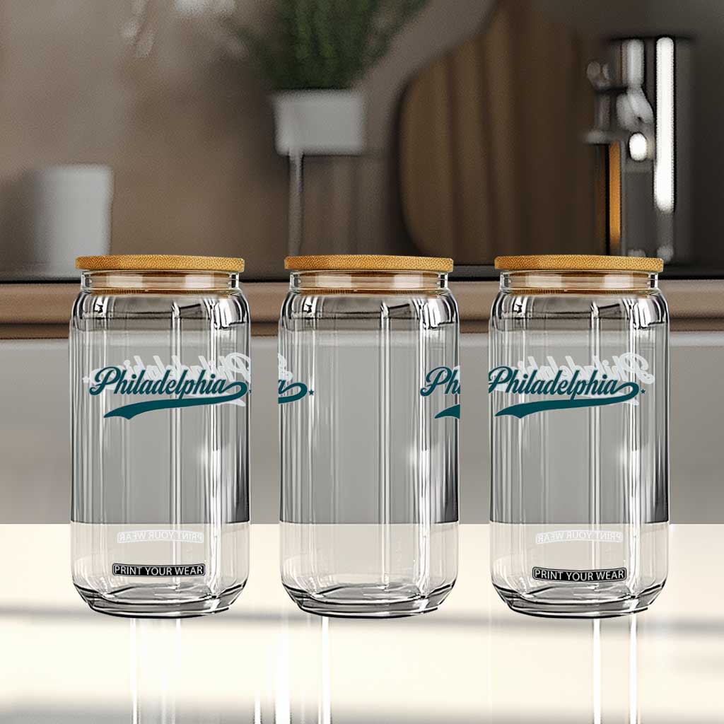 PFE Game Day Glass Can Vintage Sports Name TS10 Print Your Wear