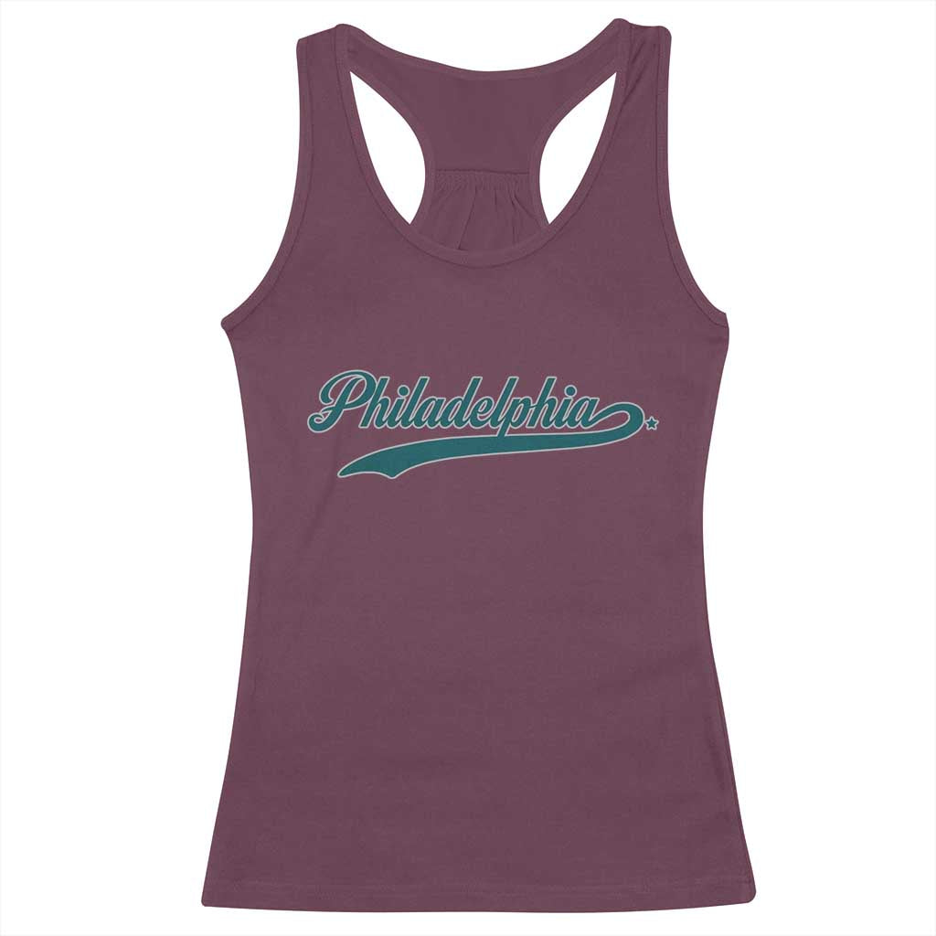 PFE Game Day Racerback Tank Top Vintage Sports Name TS10 Maroon Print Your Wear