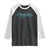 Philadelphia Raglan Shirt Mascot Vintage Sports Name TS10 Black White Print Your Wear