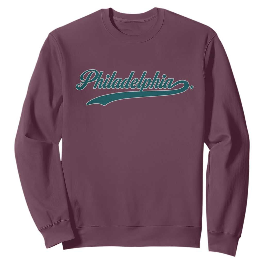 PFE Game Day Sweatshirt Vintage Sports Name TS10 Maroon Print Your Wear