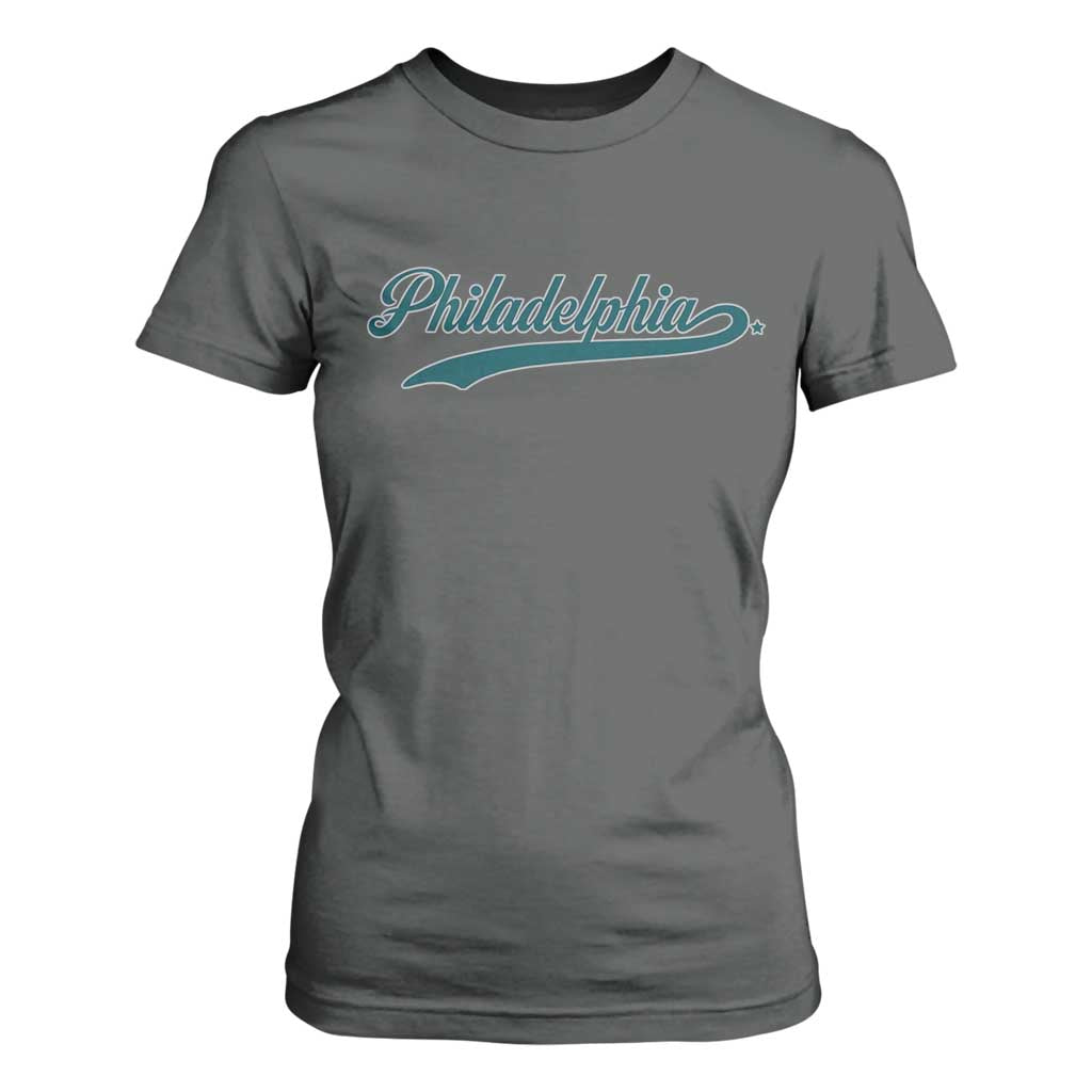PFE Game Day T Shirt For Women Vintage Sports Name TS10 Dark Heather Print Your Wear