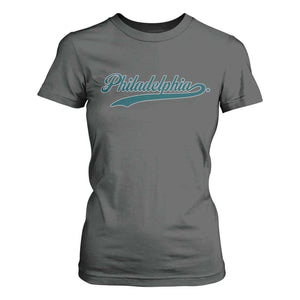 Philadelphia T Shirt For Women Mascot Vintage Sports Name TS10 Dark Heather Print Your Wear