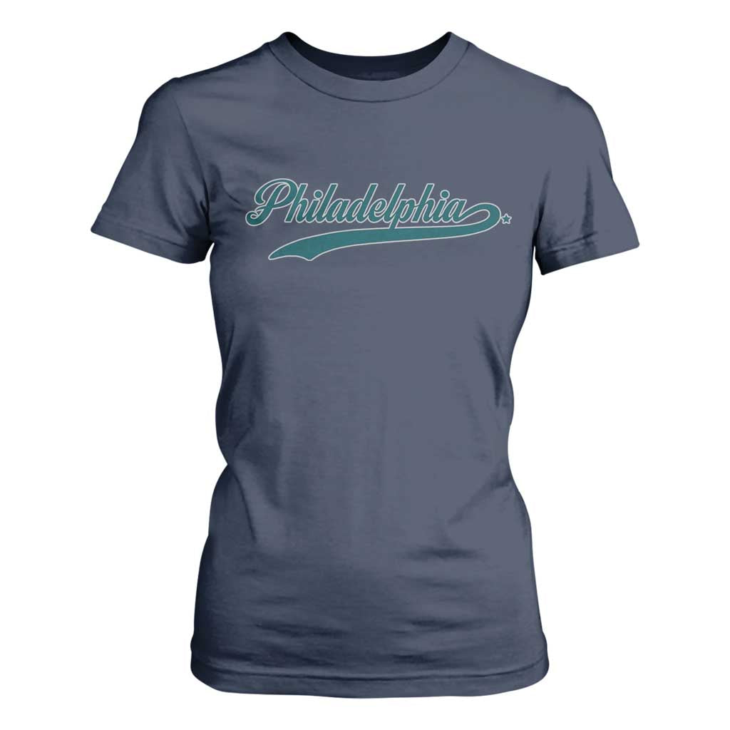 PFE Game Day T Shirt For Women Vintage Sports Name TS10 Navy Print Your Wear