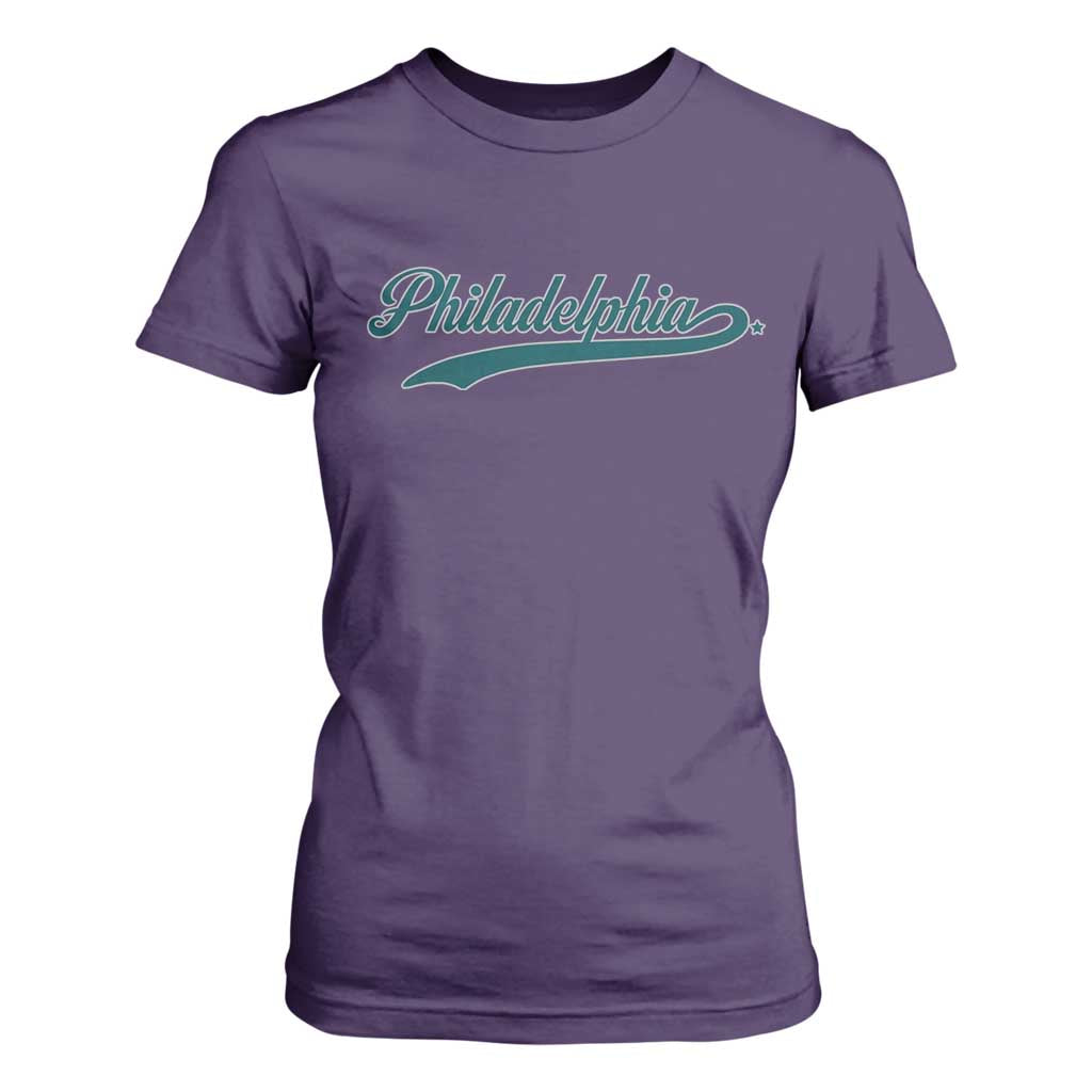PFE Game Day T Shirt For Women Vintage Sports Name TS10 Purple Print Your Wear