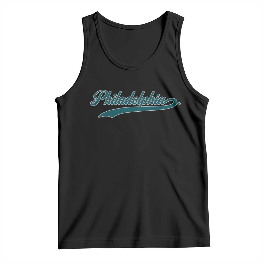 Philadelphia Tank Top Mascot Vintage Sports Name TS10 Black Print Your Wear