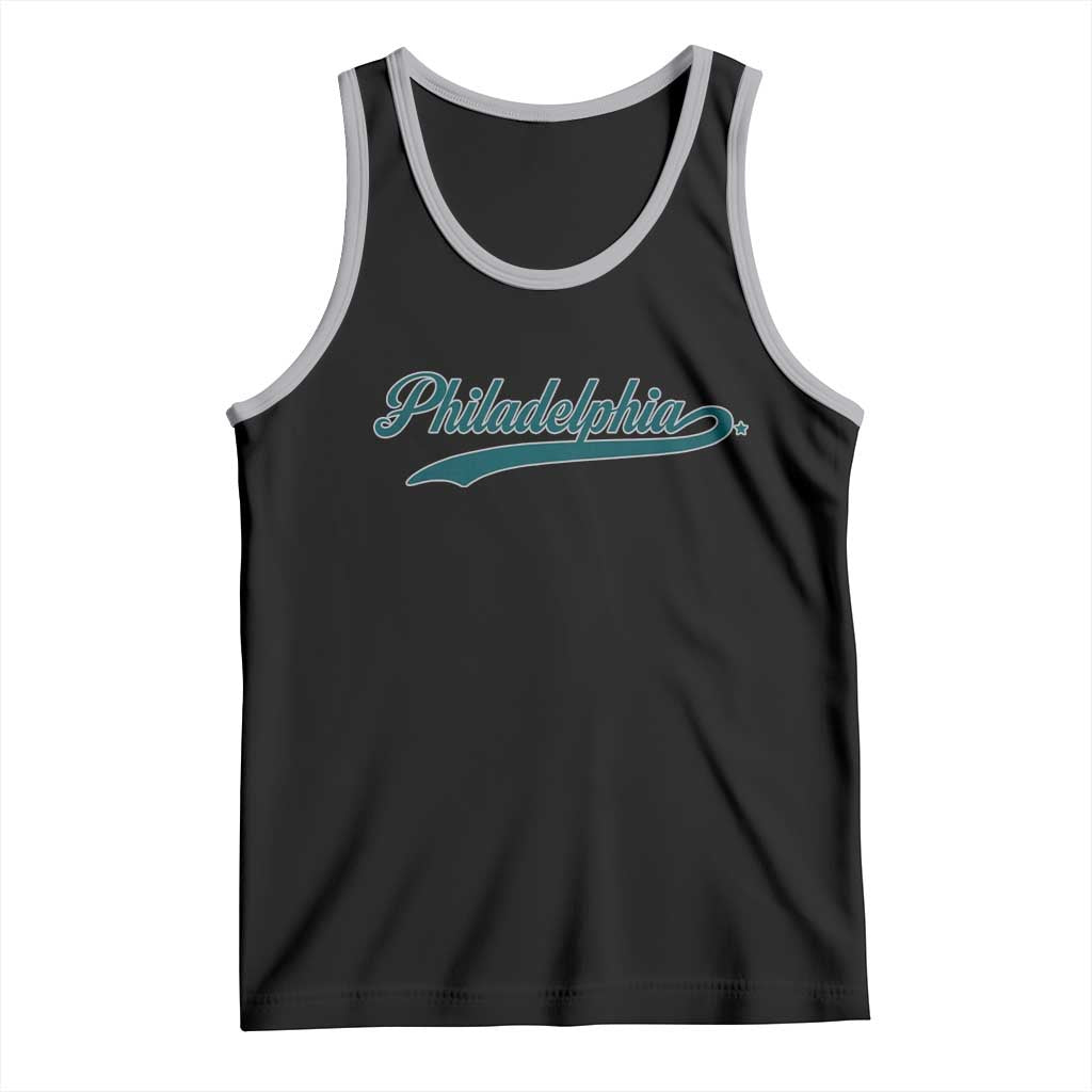 PFE Game Day Tank Top Vintage Sports Name TS10 Black Athletic Heather Print Your Wear