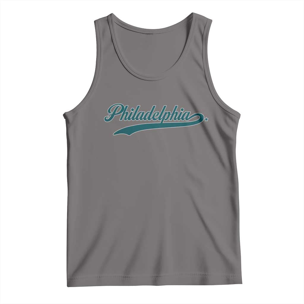 PFE Game Day Tank Top Vintage Sports Name TS10 Deep Heather Print Your Wear