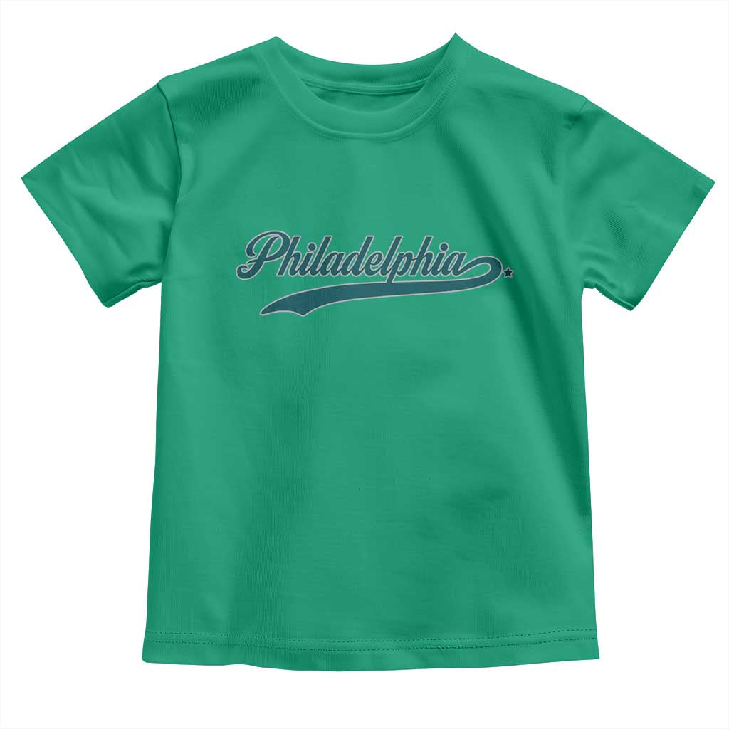 Philadelphia Toddler T Shirt Mascot Vintage Sports Name TS10 Irish Green Print Your Wear