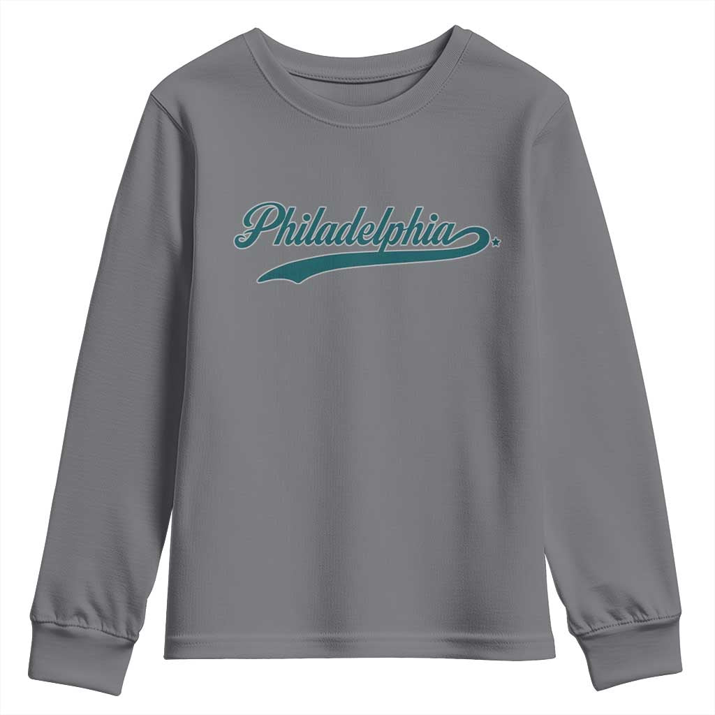 PFE Game Day Youth Sweatshirt Vintage Sports Name TS10 Charcoal Print Your Wear