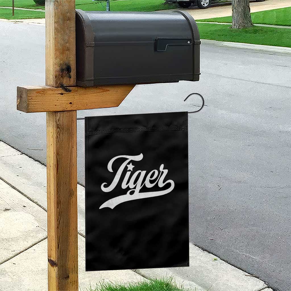 Retro Script Tiger Garden Flag Vintage Sports Team Name TS10 Print Your Wear