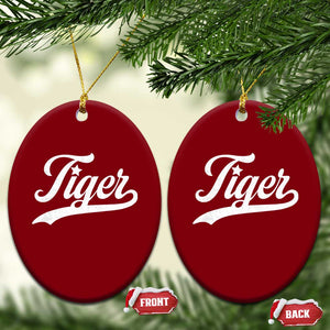 Retro Script Tigers Ceramic Ornament Vintage Sports Team Name TS10 Print Your Wear