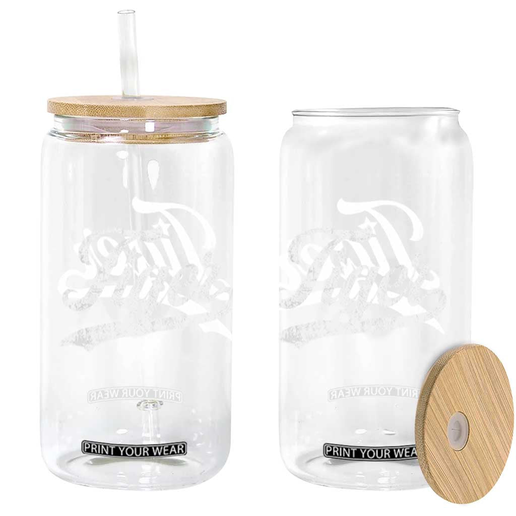 Retro Script Tigers Glass Can Vintage Sports Team Name TS10 Print Your Wear