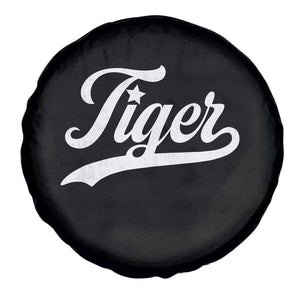 Retro Script Tiger Spare Tire Cover Vintage Sports Team Name TS10 Print Your Wear