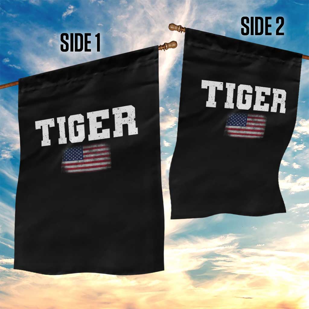 Classic Tiger Garden Flag Retro Varsity Vintage Sports Team Name USA Flag TS10 Print Your Wear