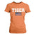 Classic Tigers T Shirt For Women Retro Varsity Vintage Team Name USA Flag TS10 Orange Print Your Wear