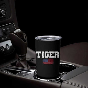 Classic Tiger Tumbler Cup Retro Varsity Vintage Sports Team Name USA Flag TS10 Print Your Wear