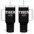 Classic Tigers Tumbler With Handle Retro Varsity Vintage Sports Team Name USA Flag TS10 One Size: 40 oz Black Print Your Wear