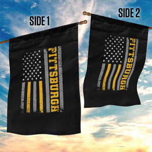 PFS Game Day Garden Flag Retro Vintage USA Flag Patriotic American TS10 Print Your Wear
