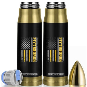 Pittsburgh Bullet Tumbler Retro Vintage USA Flag Patriotic American TS10 Black Print Your Wear
