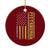 Pittsburgh Ceramic Ornament Retro Vintage USA Flag Patriotic American TS10 1pc Red Print Your Wear