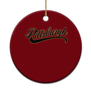 PFS Game Day Ceramic Ornament Classic Retro Vintage Pennsylvania PA TS10 1pc Red Print Your Wear