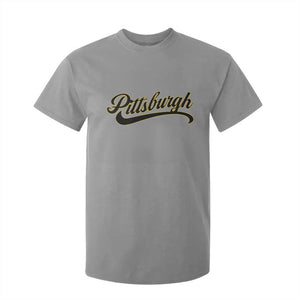 Pittsburgh T Shirt For Kid Classic Retro Vintage Pennsylvania PA TS10 Sport Gray Print Your Wear