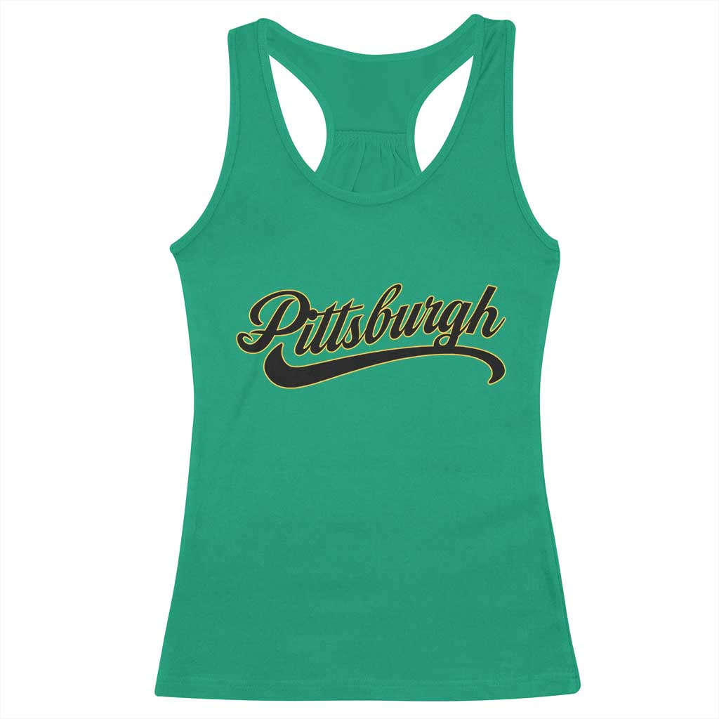 PFS Game Day Racerback Tank Top Classic Retro Vintage Pennsylvania PA TS10 Irish Green Print Your Wear
