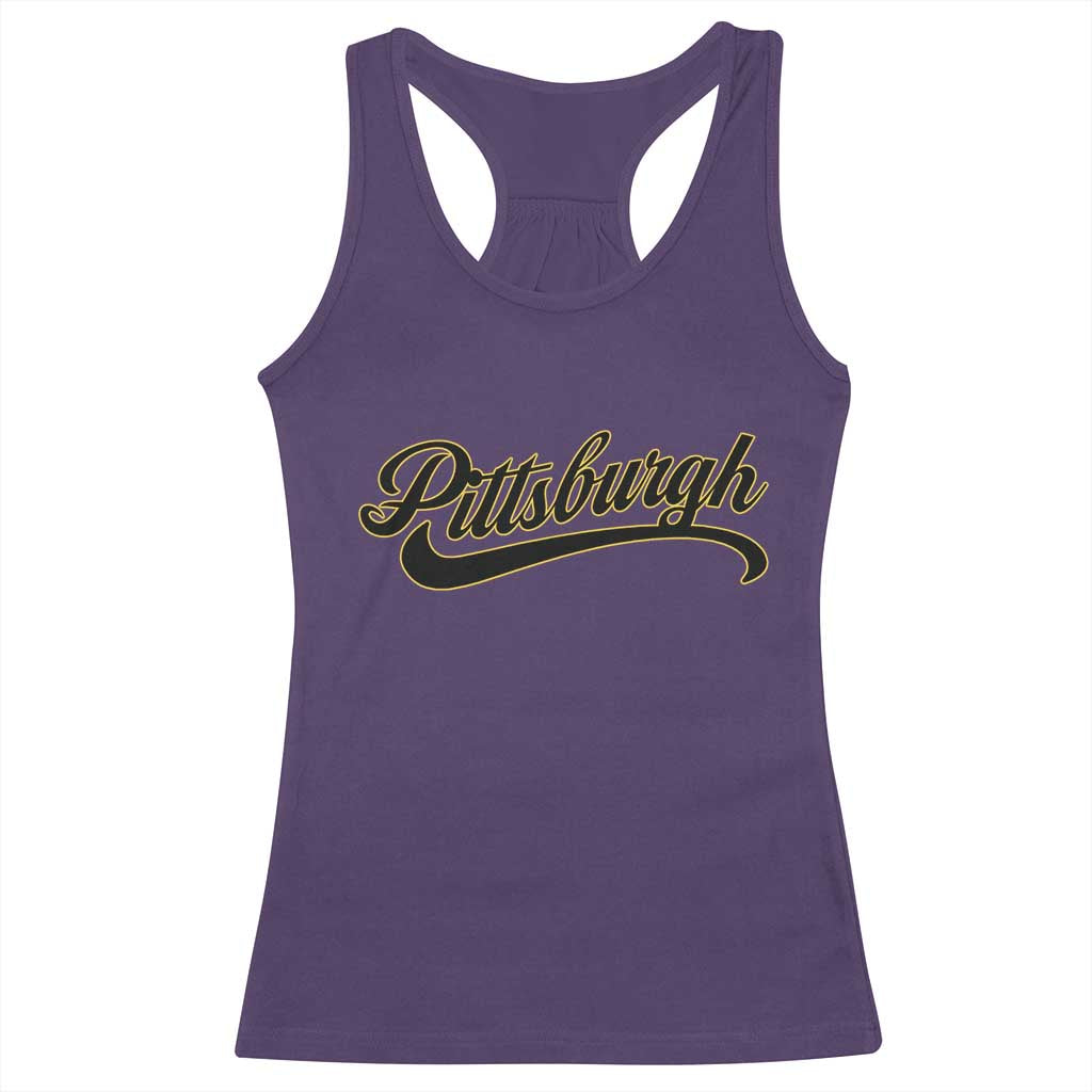 PFS Game Day Racerback Tank Top Classic Retro Vintage Pennsylvania PA TS10 Purple Print Your Wear