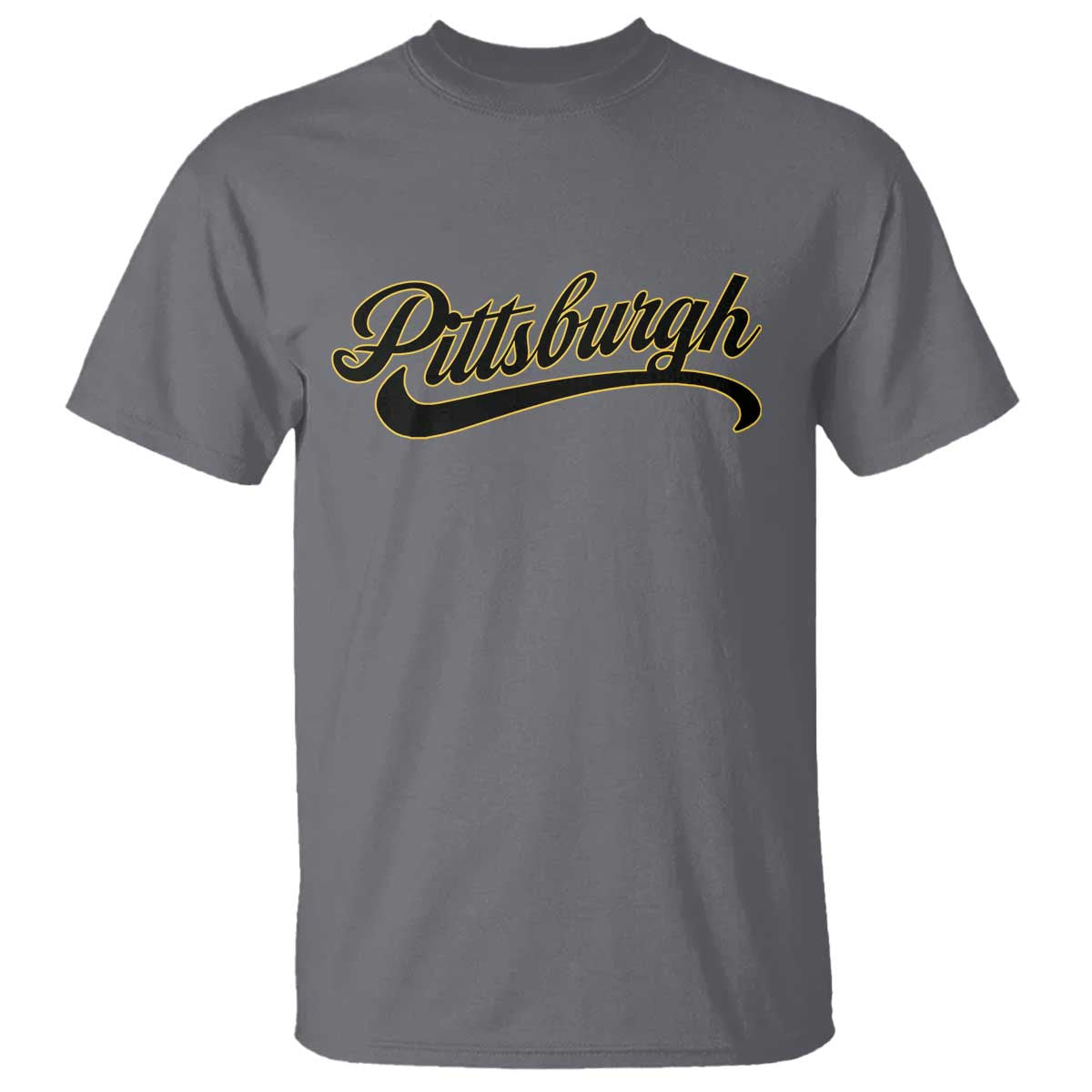 Pittsburgh T Shirt Classic Retro Vintage Pennsylvania PA TS10 Charcoal Print Your Wear