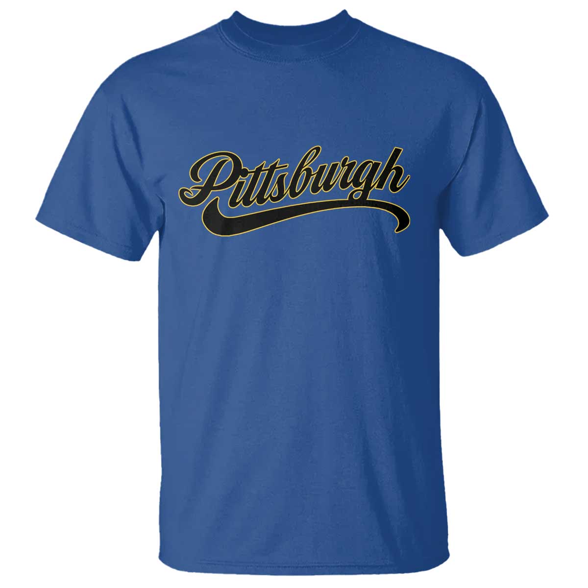 Pittsburgh T Shirt Classic Retro Vintage Pennsylvania PA TS10 Royal Blue Print Your Wear