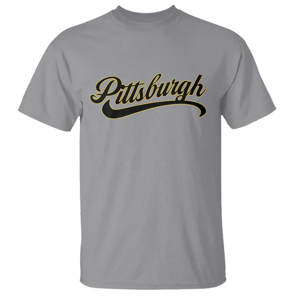 Pittsburgh T Shirt Classic Retro Vintage Pennsylvania PA TS10 Sport Gray Print Your Wear