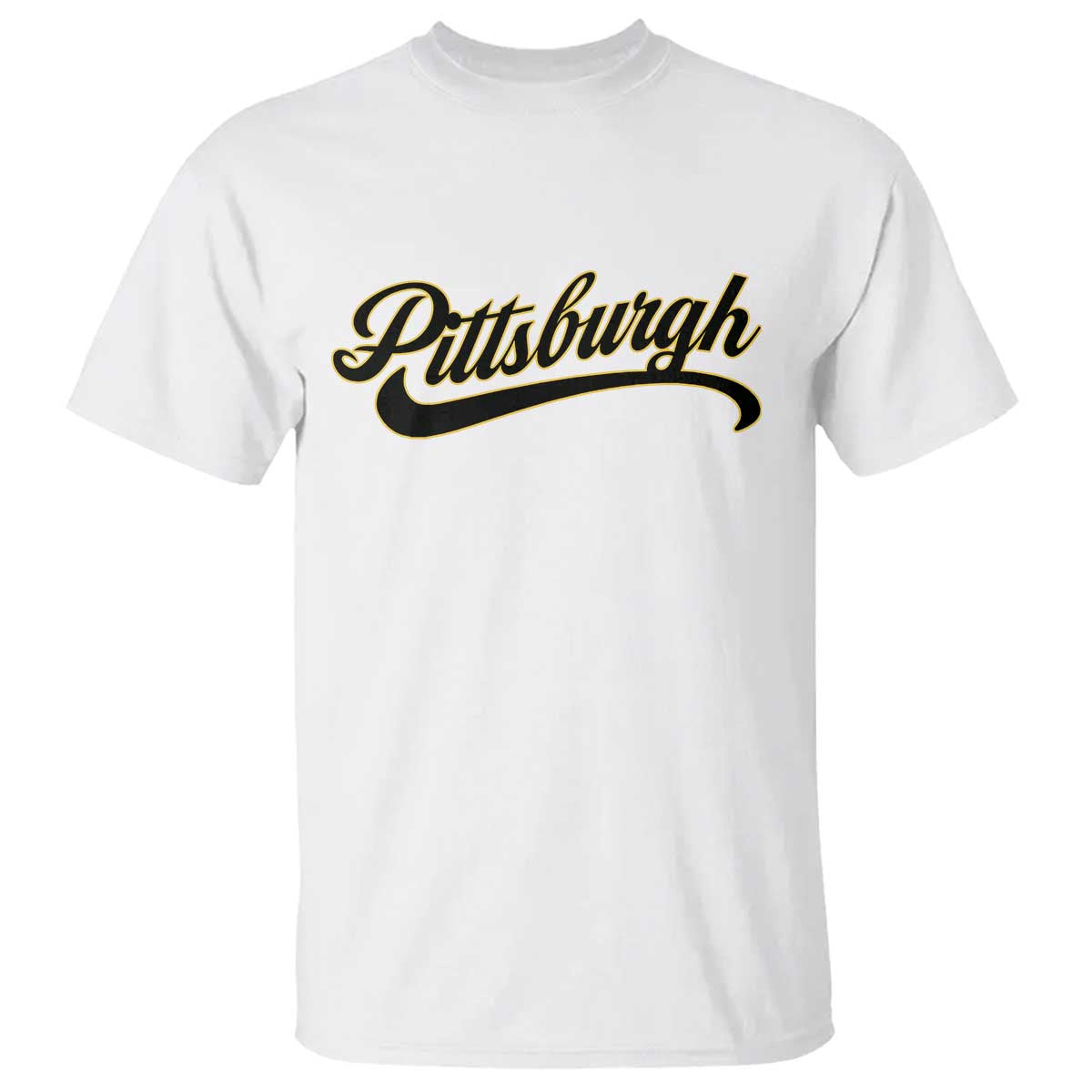 Pittsburgh T Shirt Classic Retro Vintage Pennsylvania PA TS10 White Print Your Wear