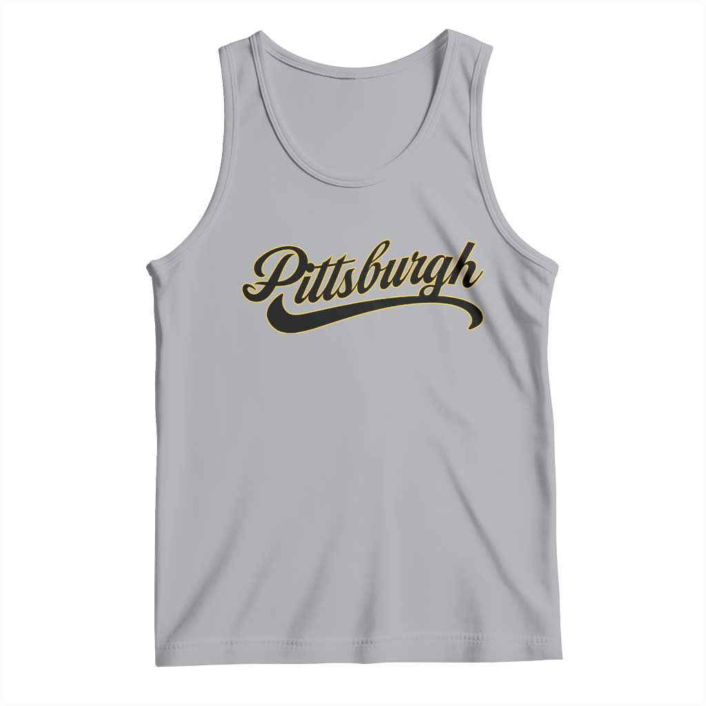 Pittsburgh Tank Top Classic Retro Vintage Pennsylvania PA TS10 Athletic Heather Print Your Wear