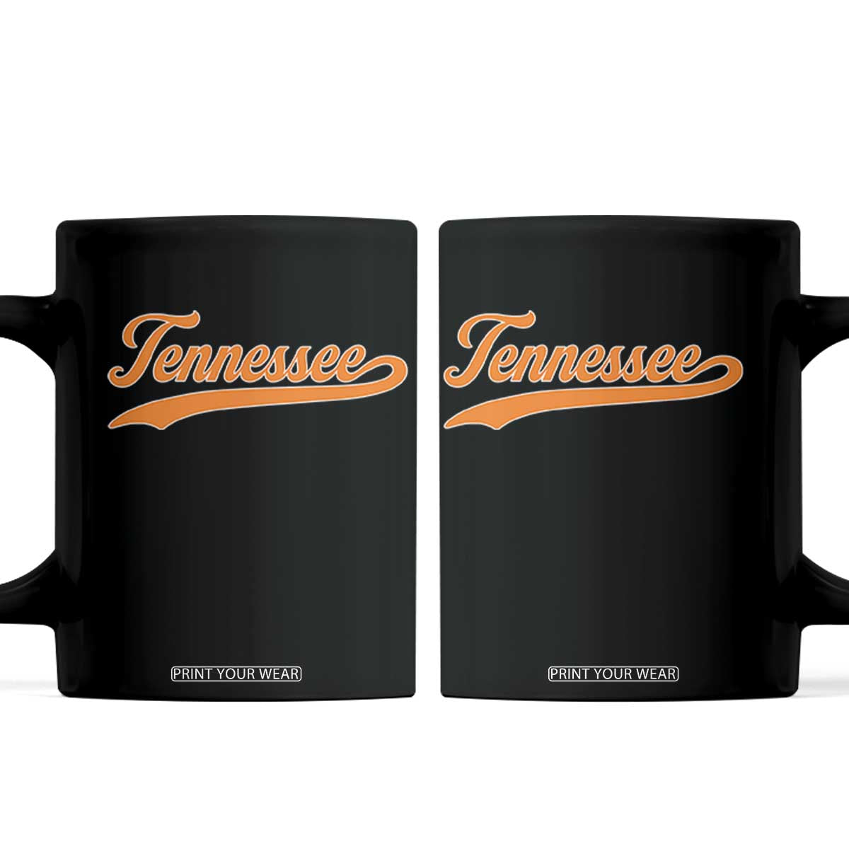 Vintage Tennessee Coffee Mug Classic TN Orange Print Retro Vintage TS10 Black Print Your Wear