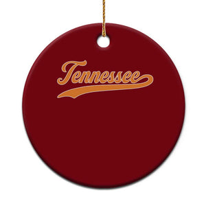 Vintage Tennessee Ceramic Ornament Classic TN Orange Print Retro Vintage TS10 1pc Red Print Your Wear