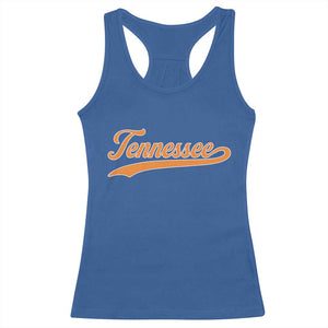 Vintage Tennessee Racerback Tank Top Classic TN Orange Print Retro Vintage TS10 Royal Blue Print Your Wear