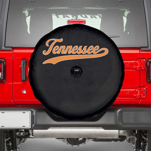 Vintage Tennessee Spare Tire Cover Classic TN Orange Print Retro Vintage TS10 Black Print Your Wear