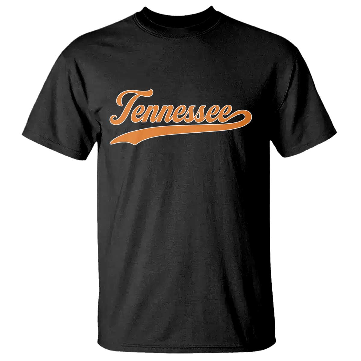 Vintage Tennessee T Shirt Classic TN Orange Print Retro Vintage TS10 Black Print Your Wear