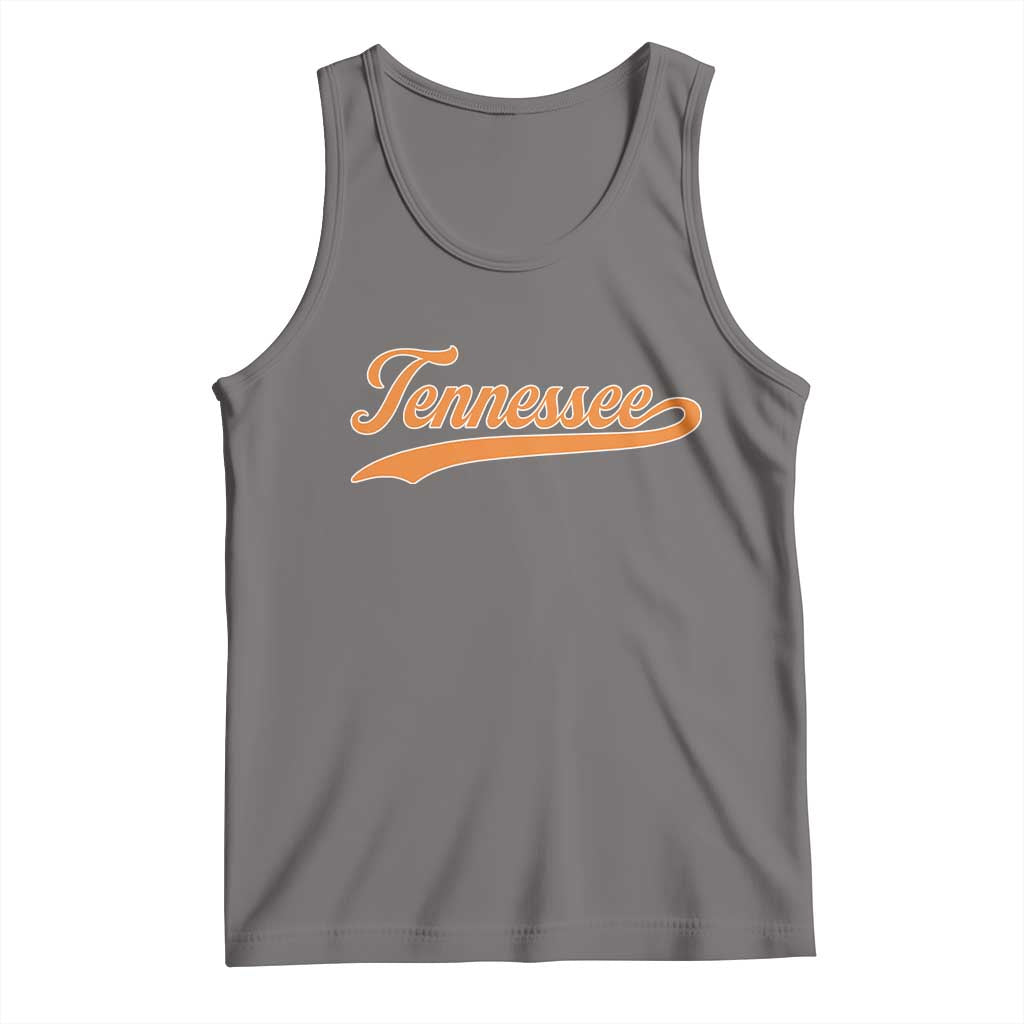 Vintage Tennessee Tank Top Classic TN Orange Print Retro Vintage TS10 Deep Heather Print Your Wear