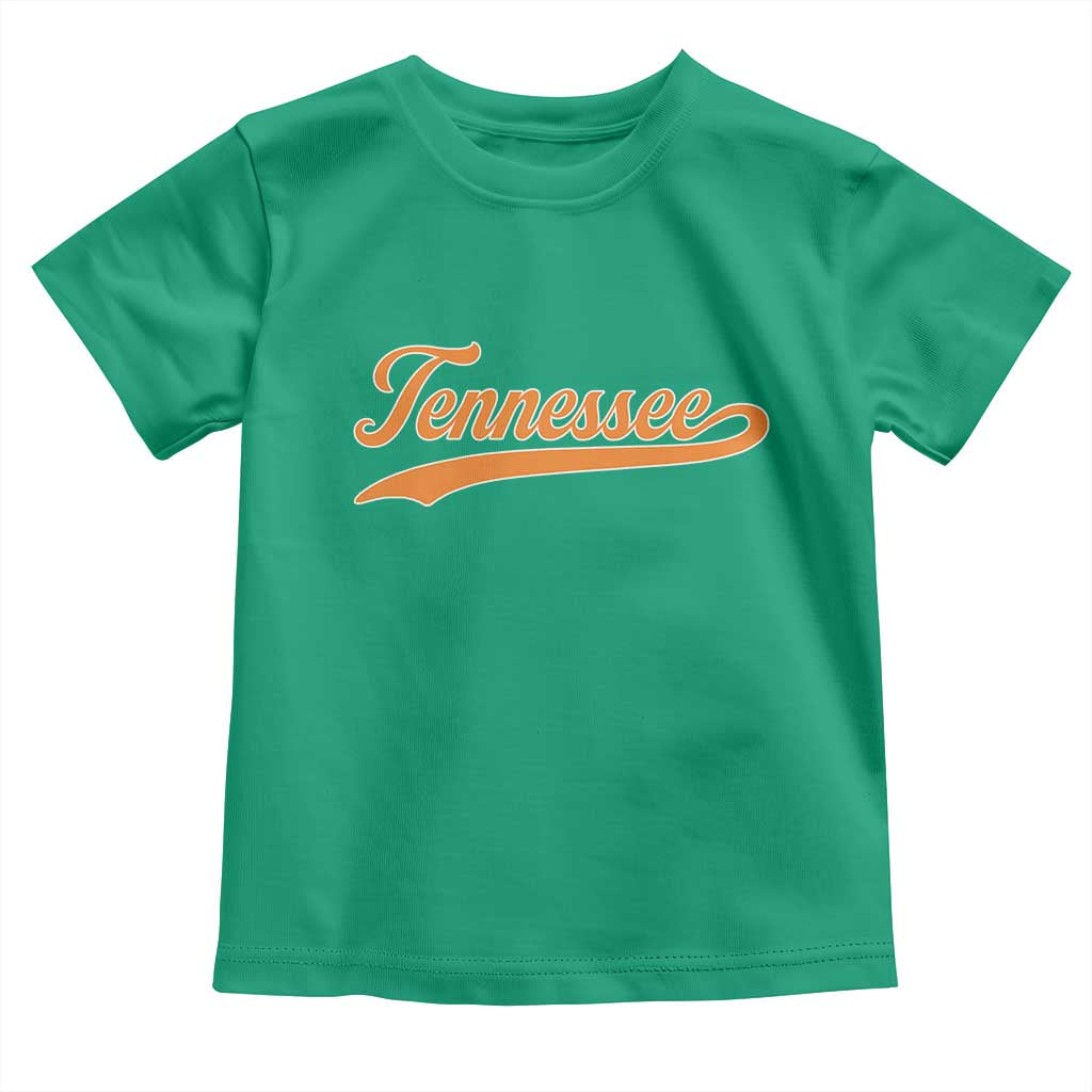 Vintage Tennessee Toddler T Shirt Classic TN Orange Print Retro Vintage TS10 Irish Green Print Your Wear