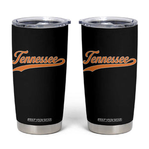 Vintage Tennessee Tumbler Cup Classic TN Orange Print Retro Vintage TS10 Black Print Your Wear
