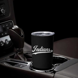Retro Script Indians Tumbler Cup Vintage Sports Team Name TS10 Print Your Wear