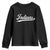 Retro Script Indians Youth Sweatshirt Vintage Team Name TS10 Black Print Your Wear