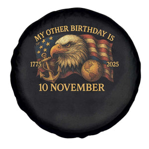 Veteran 250th Anniversary Spare Tire Cover My Other Birthday Is 10 November 1775 TS10 Print Your Wear